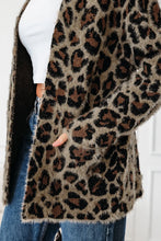 Load image into Gallery viewer, Brown Leopard Open Casual Cardigan