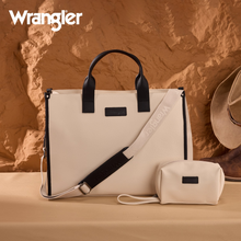 Load image into Gallery viewer, Wrangler Structured Work Tote blk beige