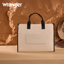 Load image into Gallery viewer, Wrangler Structured Work Tote blk beige