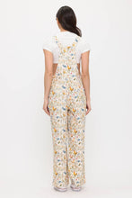 Load image into Gallery viewer, ROOSTER AND FLORAL PRINT OVERALLS