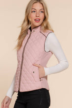 Load image into Gallery viewer, Lightweight Quilted Full Zip Up Vest
