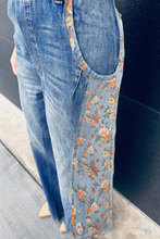 Load image into Gallery viewer, Vintage Rose Patchwork Overalls
