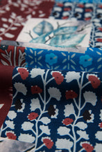 Load image into Gallery viewer, Multicolour Asymmetric Printed Patchwork Sleeve Peace Desert Graphic Top