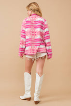 Load image into Gallery viewer, Cozy Aztec Fleece Print Outdoor Jacket