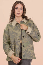 Load image into Gallery viewer, Leaf Camouflage Casual Shacket Jacket

