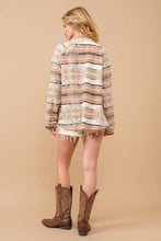 Load image into Gallery viewer, Cozy Aztec Fleece Print Outdoor Jacket
