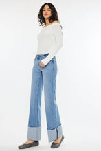 Load image into Gallery viewer, AH KANCAN MID RISE CUFF HEM JEANS
