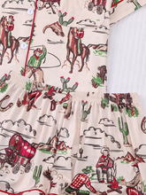 Load image into Gallery viewer, Vintage Western PJ Short Set
