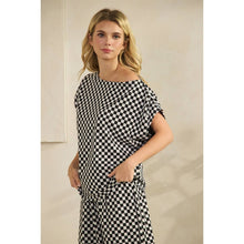 Load image into Gallery viewer, Modern Checkered French Terry Set

