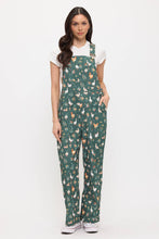 Load image into Gallery viewer, DUCKS AND CHICKENS FLORAL PRINT OVERALLS
