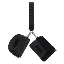 Load image into Gallery viewer, Wrangler Floral Tooled Wallet Card holder duo
