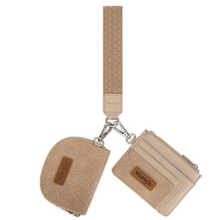 Load image into Gallery viewer, Wrangler Floral Tooled Wallet Card holder duo
