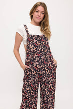 Load image into Gallery viewer, MIDNIGHT BUTTERFLIES PRINT OVERALLS
