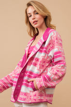 Load image into Gallery viewer, Cozy Aztec Fleece Print Outdoor Jacket
