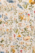 Load image into Gallery viewer, ROOSTER AND FLORAL PRINT OVERALLS
