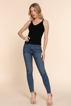 Load image into Gallery viewer, Double V-neck Cami Spring Sweater
